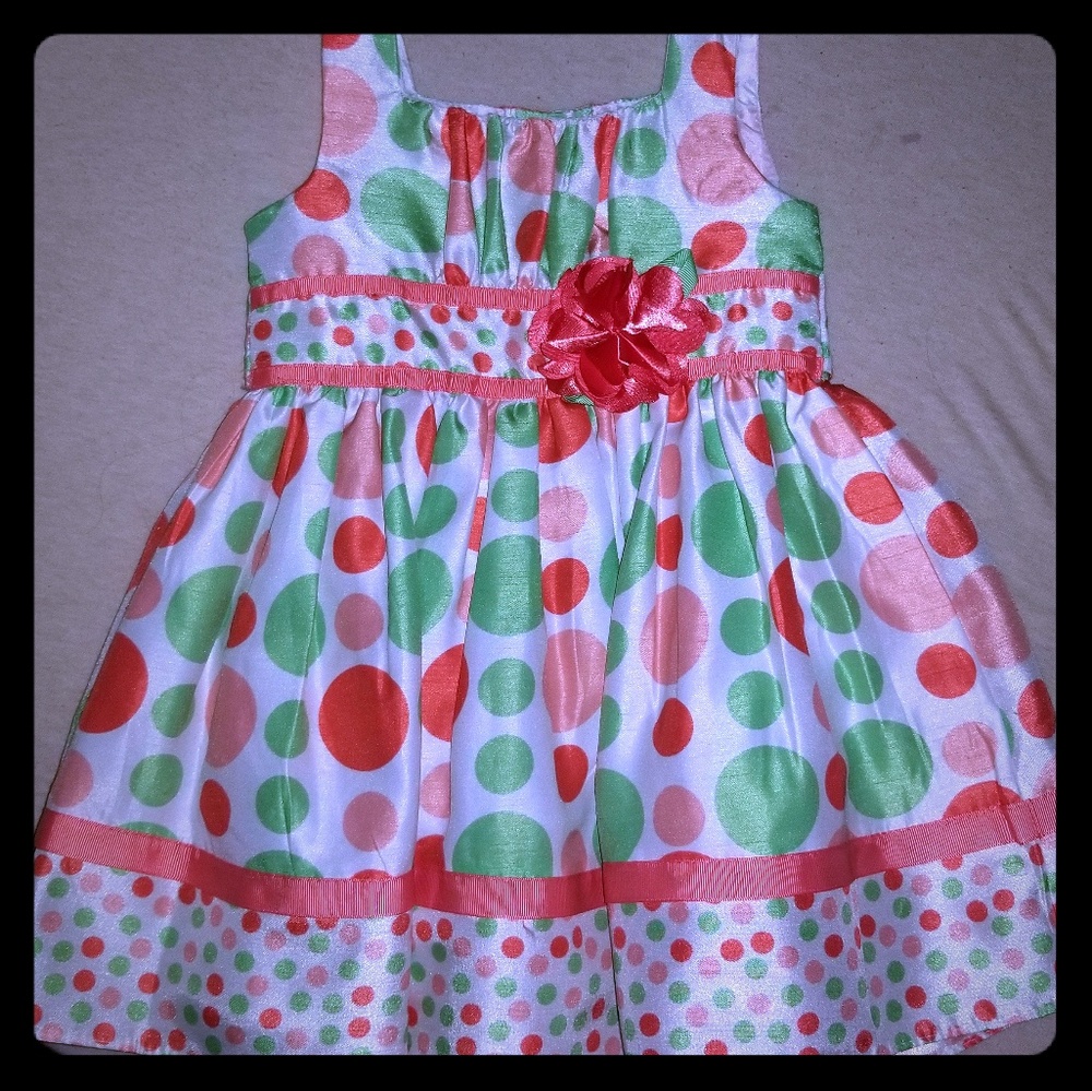 2T GIRLS POLKA DOT DRESS
